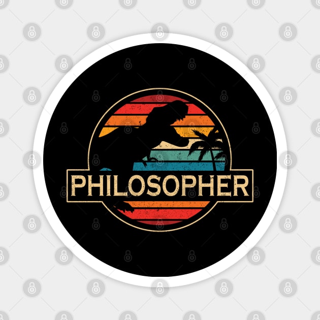 Philosopher Dinosaur Magnet by SusanFields